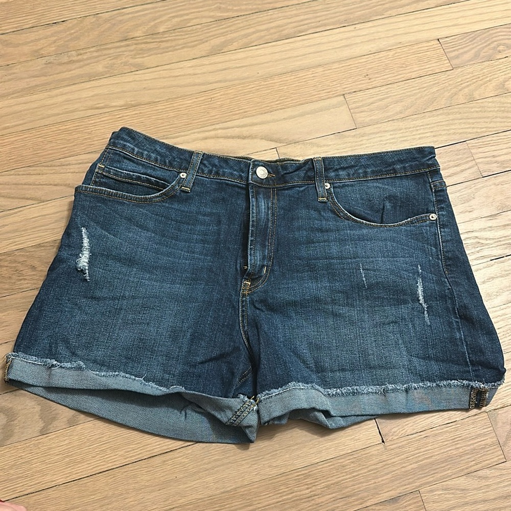 Barely Worn Just Black Jean Shorts